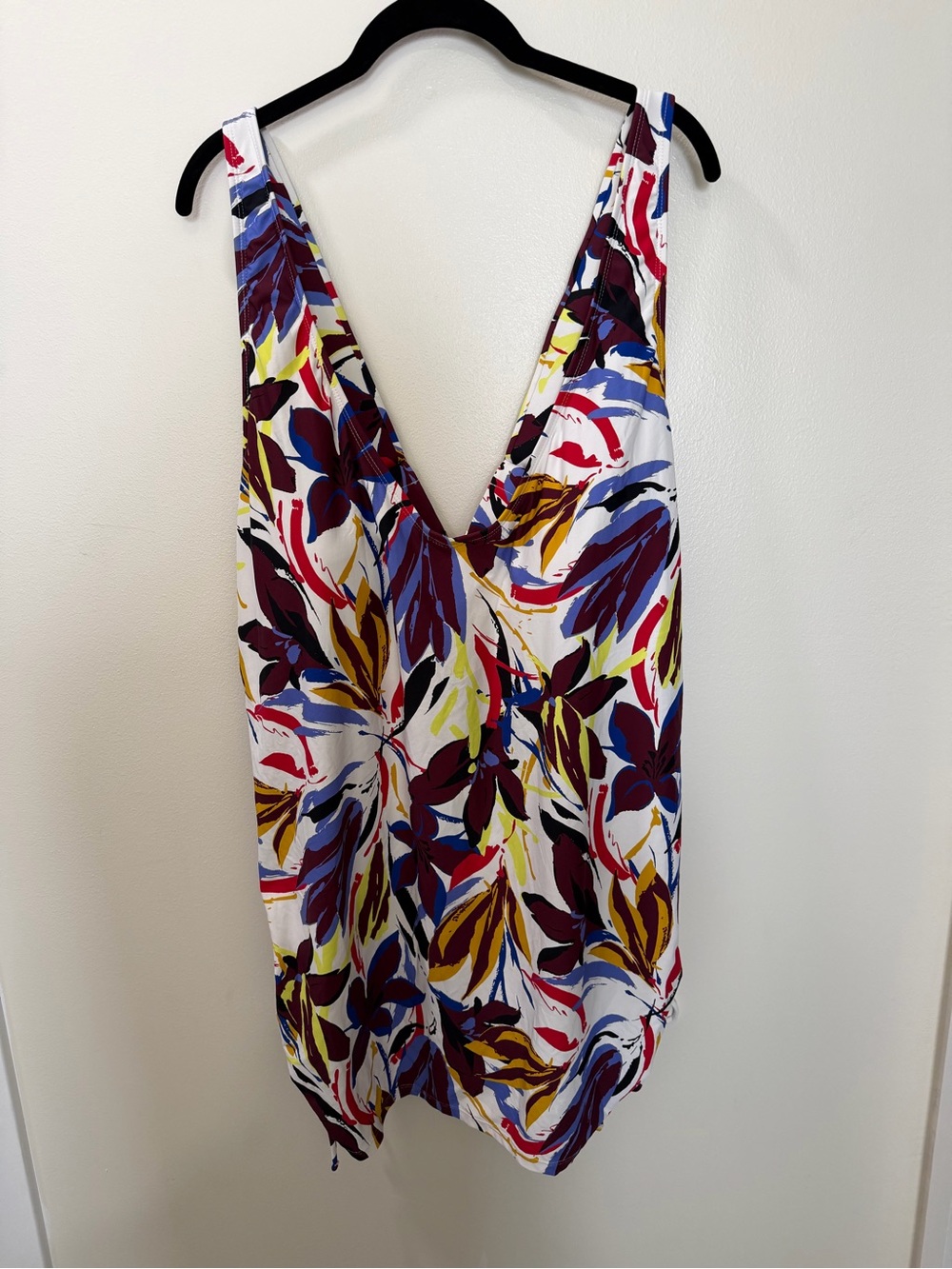 Nwt Sonnet Shore Tropical Print Swimsuit Tankini Top